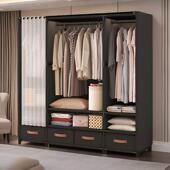 全包围易布衣LLW家用出简房卧室带抽柜屉租防尘多层收纳大容量一