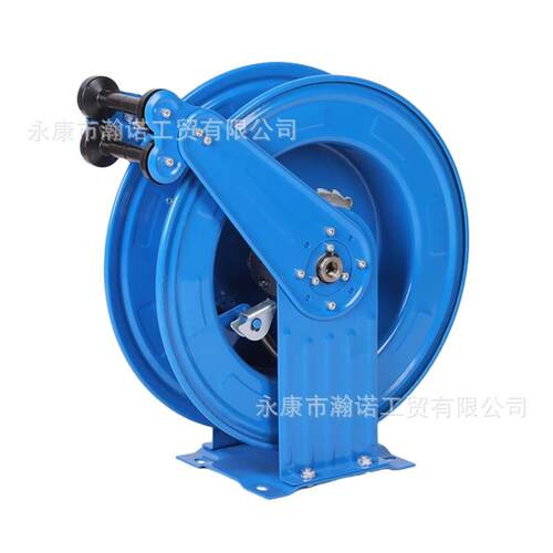金属卷管器自动伸缩洗车洗地绕管器10米卷盘水鼓密封黄油机收管器