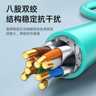 cat8纯铜 FTP CABLE网络线超八类室外双屏蔽网线 22AWG0.64MM