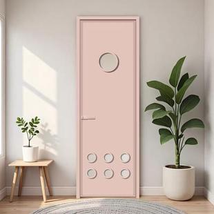 法式铁艺洞洞门彩色卫生间玻璃门网红厨房门不锈钢室内平开门