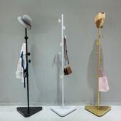 落地式 衣帽架网红设计师北欧轻奢风卧室铁艺挂包架现代简约挂衣架