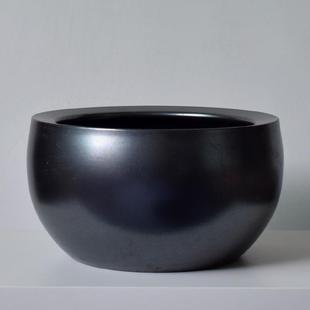 正品景黑德镇陶鱼缸睡瓷莲盆古桌面瓷缸色金鱼缸青城大水生植物缸