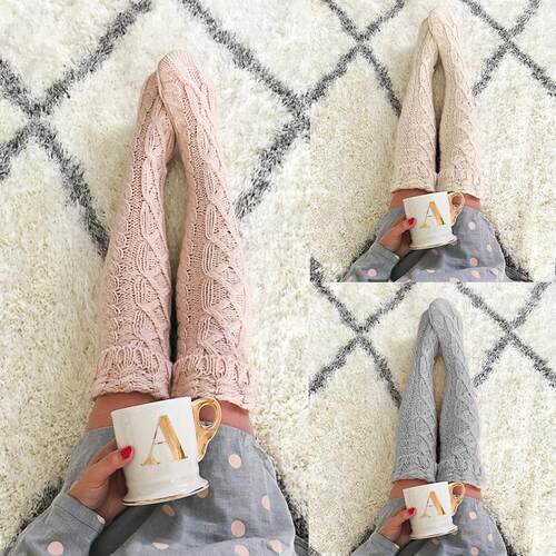 Fried Dough Twists flanging medium long tube over knee