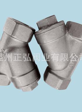 厂家 现货304不锈钢Y型过滤器GL11W-16P过滤器内螺纹丝扣过滤器