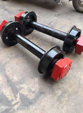 煤矿井用下24010236矿车轮MPC25-6矿平板对车轮对00轮径实心3空心