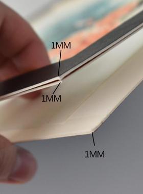 1框0套HT0544纸加厚黑色卡相框层相框裱8开4K画挂墙a简4易纸框A双
