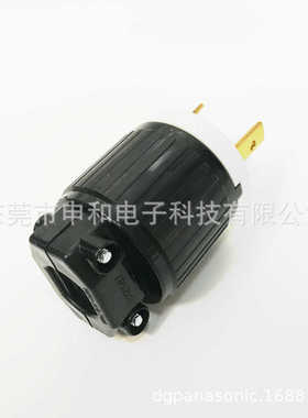 LKEW隆光 30A NEMA引挂式插头UL LK-6332(L6-30P)美规发电机插头