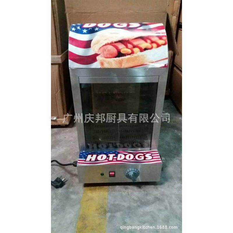 厂家直供供应商业用简易电子香肠热狗加热保温展示柜烘热多用机