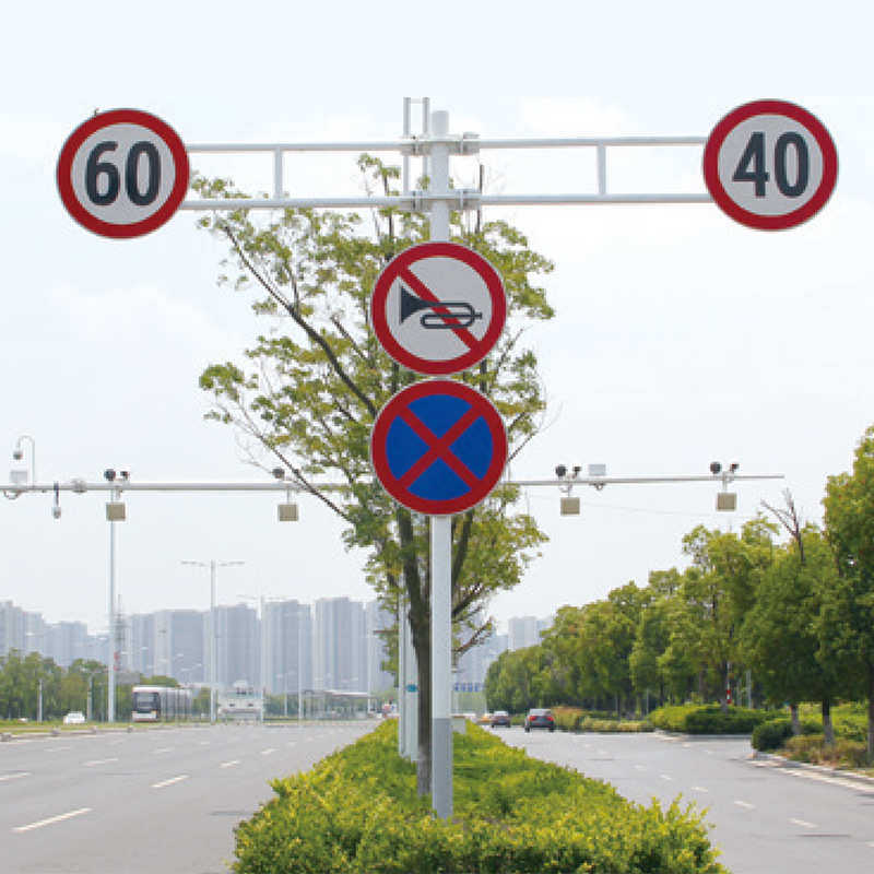 标志牌标牌学校标牌标识停车场园区交通安全道路杆反光施工标志