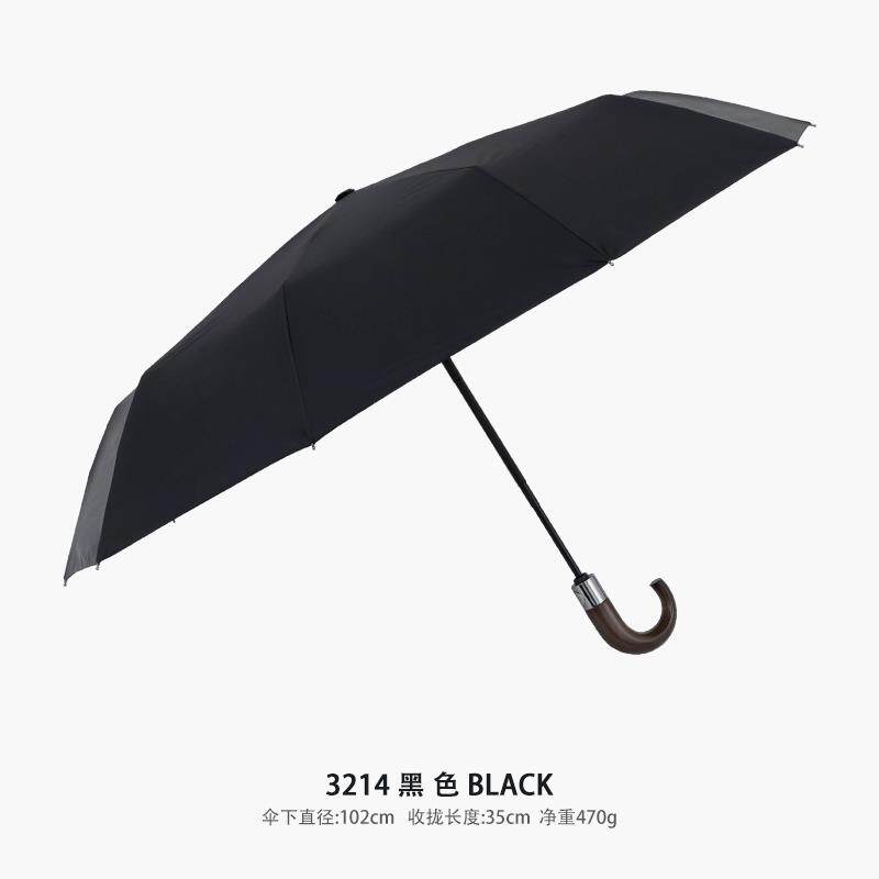 新款PARACH雨ASE黑胶零透晴雨光两用阳伞折叠男女全自动防晒遮太