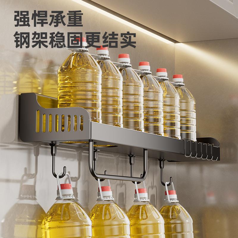 厨房物架不锈钢调味架多能家壁挂式置调味料筷用子刀架功用品大全