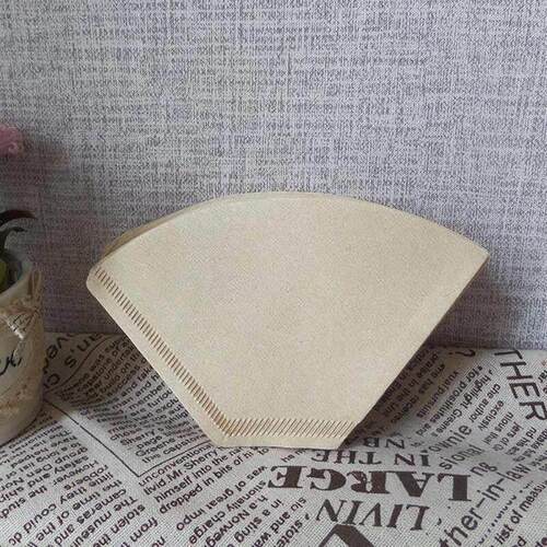 100pcs 102 hand made drip coffee filter paper coffee machine