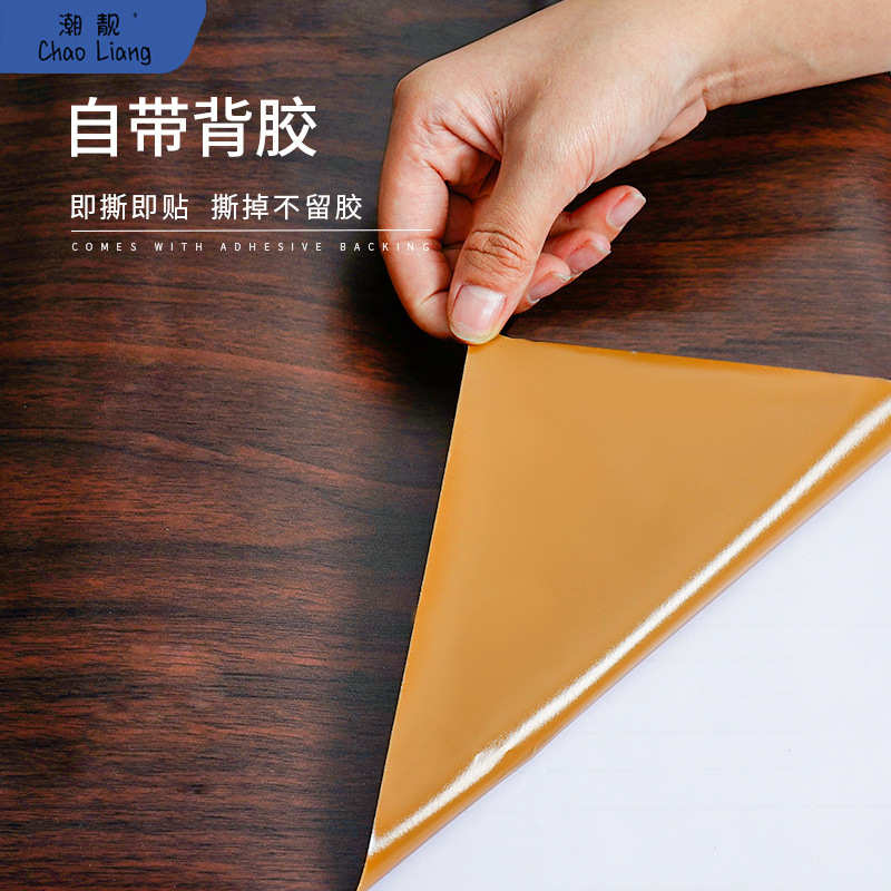门贴纸整张木门翻新自粘门贴壁纸卧室旧门包门套改色木纹贴纸包邮