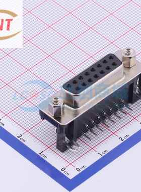 DS1037-15FNAKT74-0CC 弯插 D-Sub 母 15P 弯插 D-Sub/VGA连接器