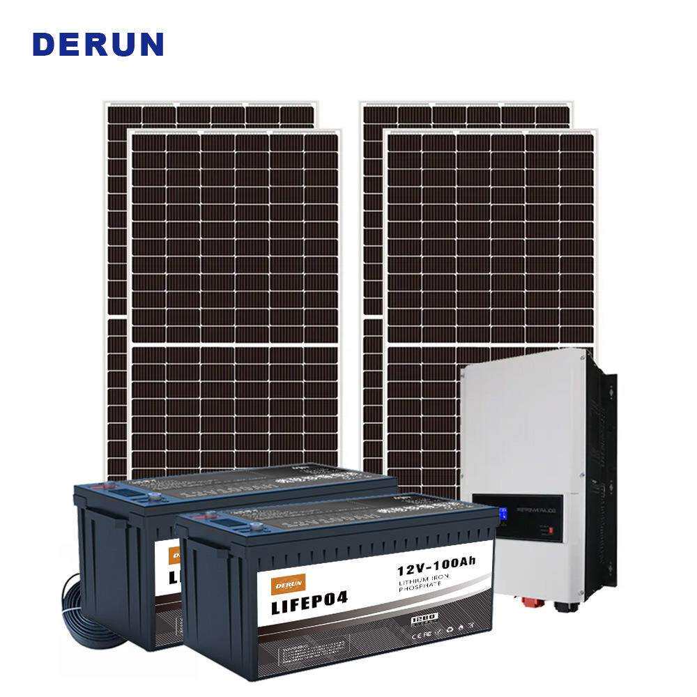太阳能并网离网系统 太阳能家用发电站设备 太阳能小型储能系统