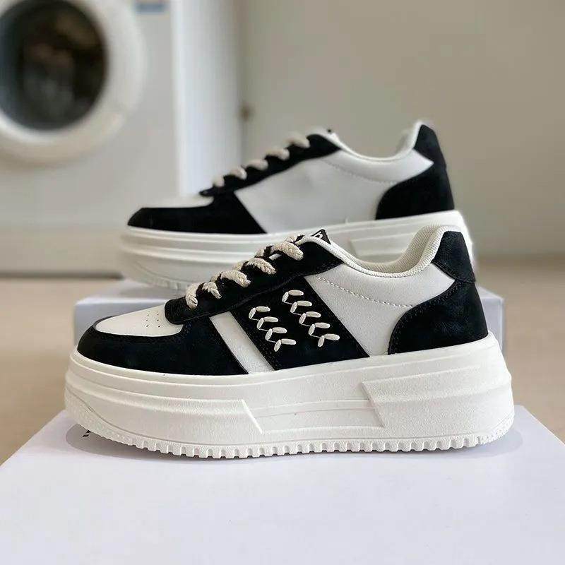 ins韩版小白鞋女2026春新款学生街拍板鞋女厚底休闲鞋女厂家,女鞋,时尚休闲鞋,淘宝优惠券,粉丝福利购,淘宝优惠卷