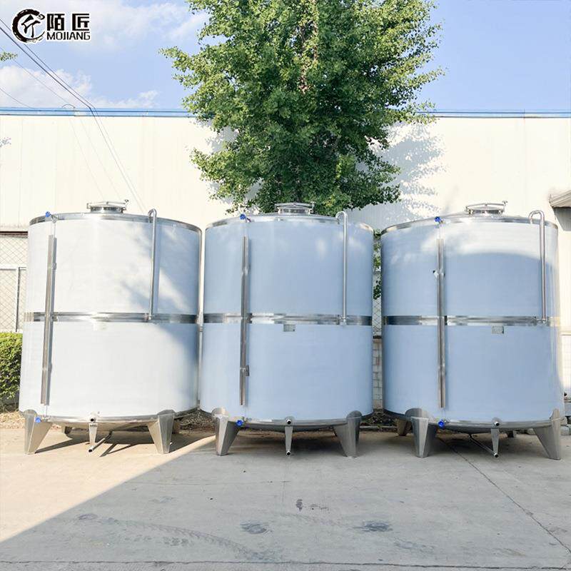 10吨白钢菜籽油储油罐立式不锈钢大豆油储罐食用油储蓄容器