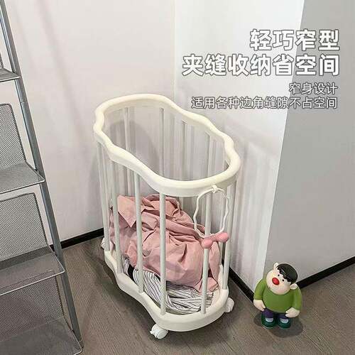 塑料高颜值轻奢可移动脏衣篮衣篓家用瑜伽垫收纳筐浴室衣服置物架