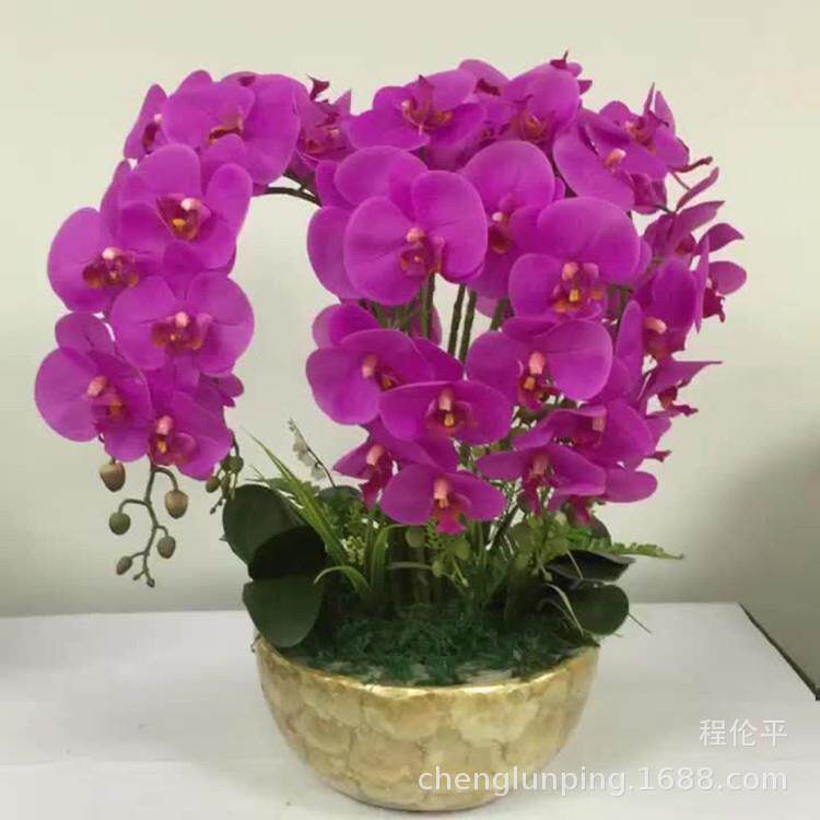贝壳圆盆落地10-078大花瓶花器干花客厅酒装饰品摆艺件玻店璃钢花