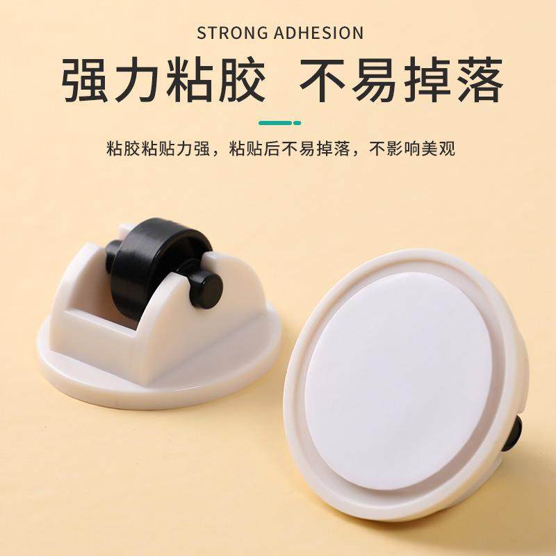 可粘贴轮子家用收纳箱垃圾桶配件黏贴滑轮承重小脚轮单向轮定制