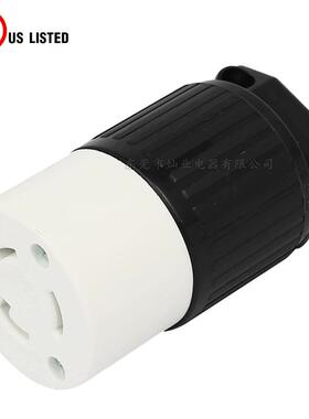 LK-7322 NEMA L6-20R 三孔防松脱连接器 美规连接器 20A250V母座