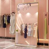 网圆角瘦身红全身镜家用卧瘦落地衣大镜子服装 店显试镜贴室墙壁挂