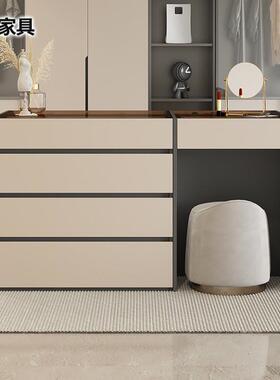 衣帽间中岛柜简约家用岛台斗柜抽柜体首屉饰示69509收纳储物柜3展