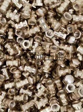 优惠热容螺母 压注螺母气管螺 胶头螺母气动接头外六角铜螺母钉制