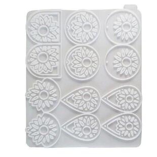 Silicone Moulds Pendant Earrings Flower Molds Convenient