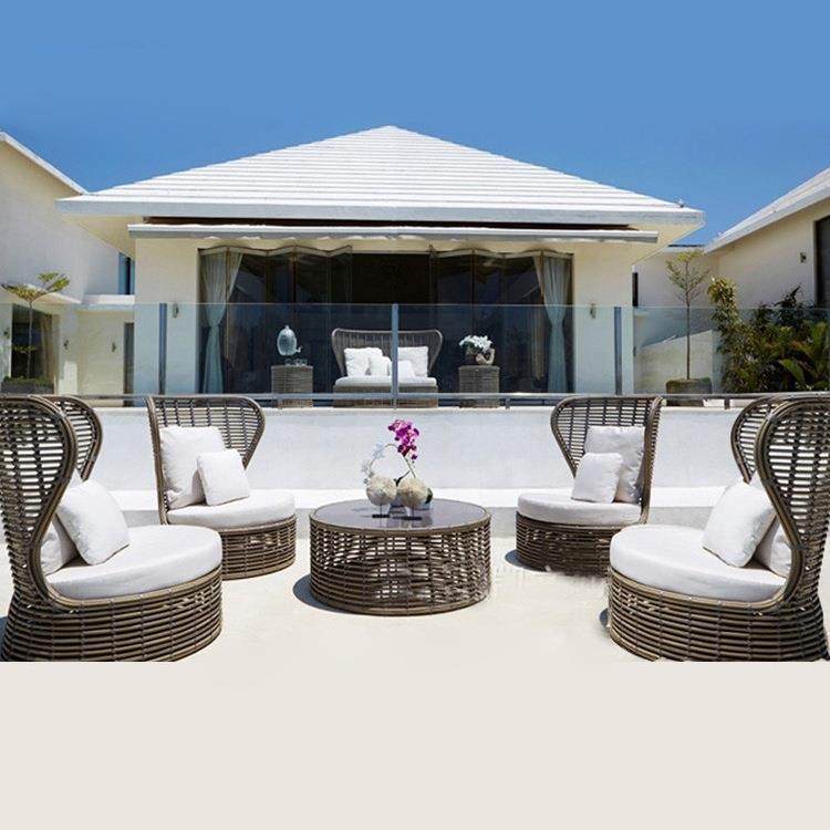 北欧户高背创沙发意外藤编沙发单人位79设计师庭院阳休闲沙发茶台,住宅家具,户外沙发,淘宝优惠券,粉丝福利购,淘宝优惠卷