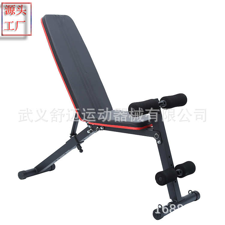 多功能健身器材板推家用凳凳健身厂家直供可折叠哑铃卧仰卧椅室内