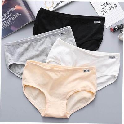 12 Ladies underwear women cotton waist girl soft Briefs sexy