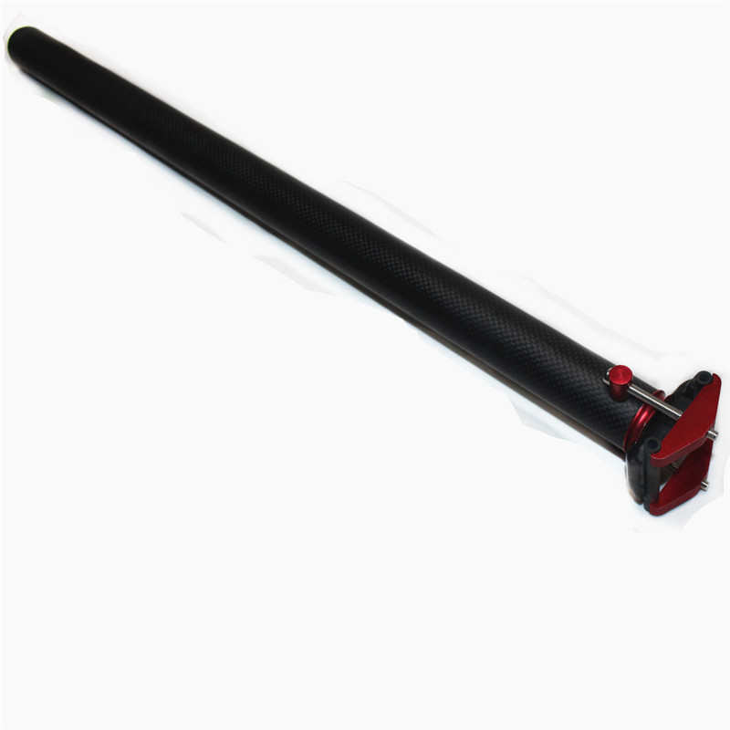 无标大尺寸折叠车坐管全碳纤维座管 坐杆 天枰坐管31.8 33.9 34.9