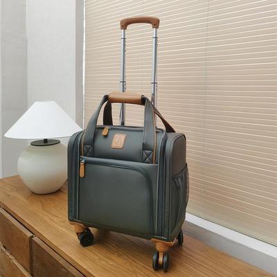 正品箱出口16寸登机手提行李杆箱万向轮短超轻途拉箱防泼牛津布小