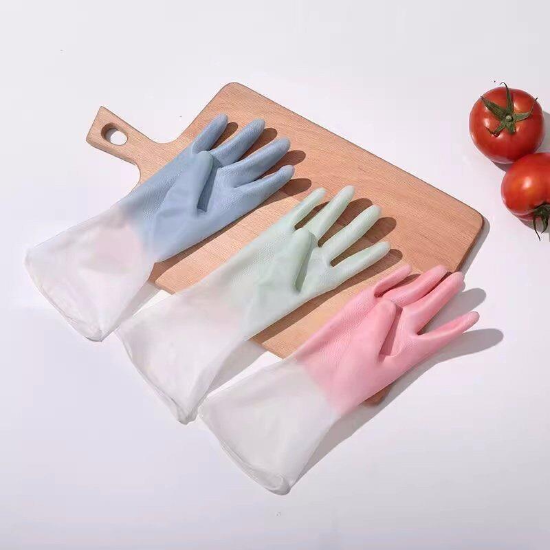 洗碗手套女厨房专用乳胶橡胶耐用刷碗洗衣服胶皮家务清洁防水家用