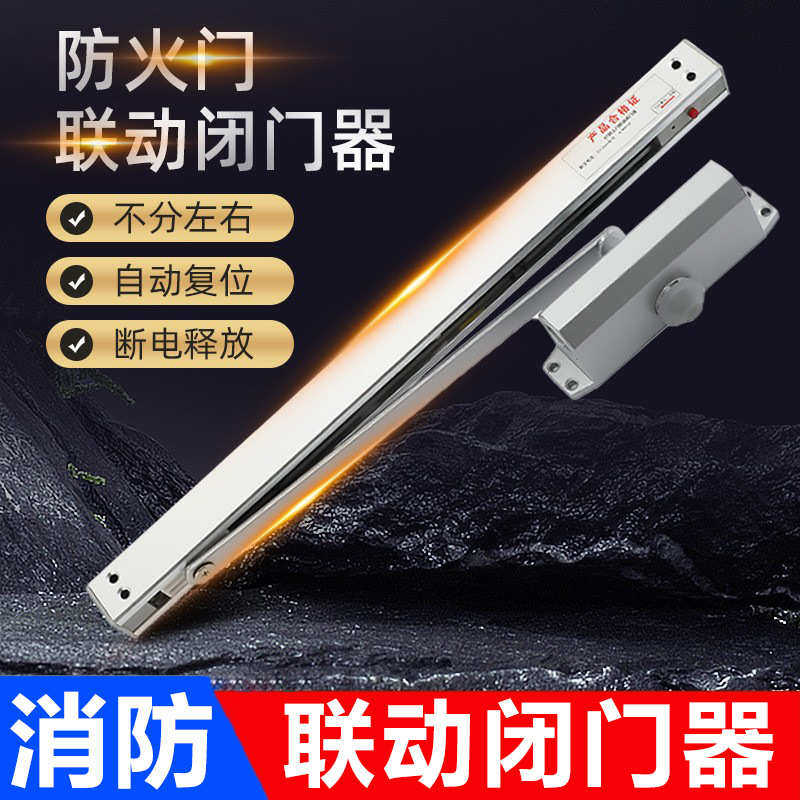防火门联动自动关门闭门器消防门常开防火门电动电磁断电型释放器图片