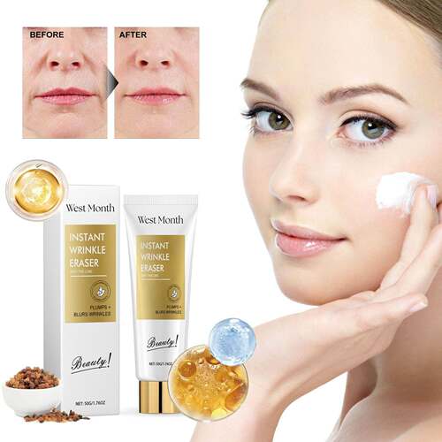 WEST MONTH Soft and Moisturizing Cream, smoothes skin textur