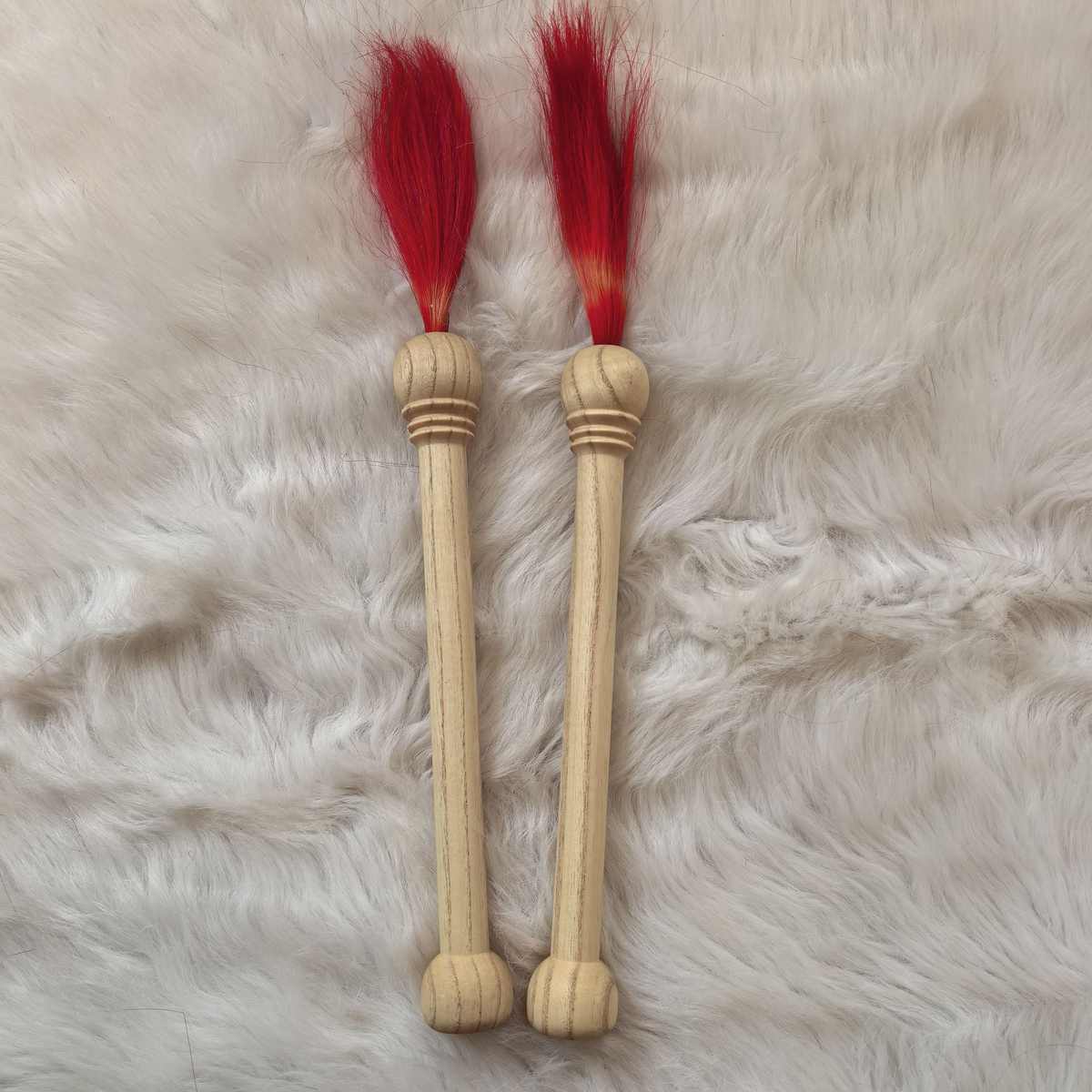 威风锣鼓鼓槌实木鼓槌架子鼓鼓棒打鼓棒 硬杂木26CM鼓锤挎鼓鼓锤