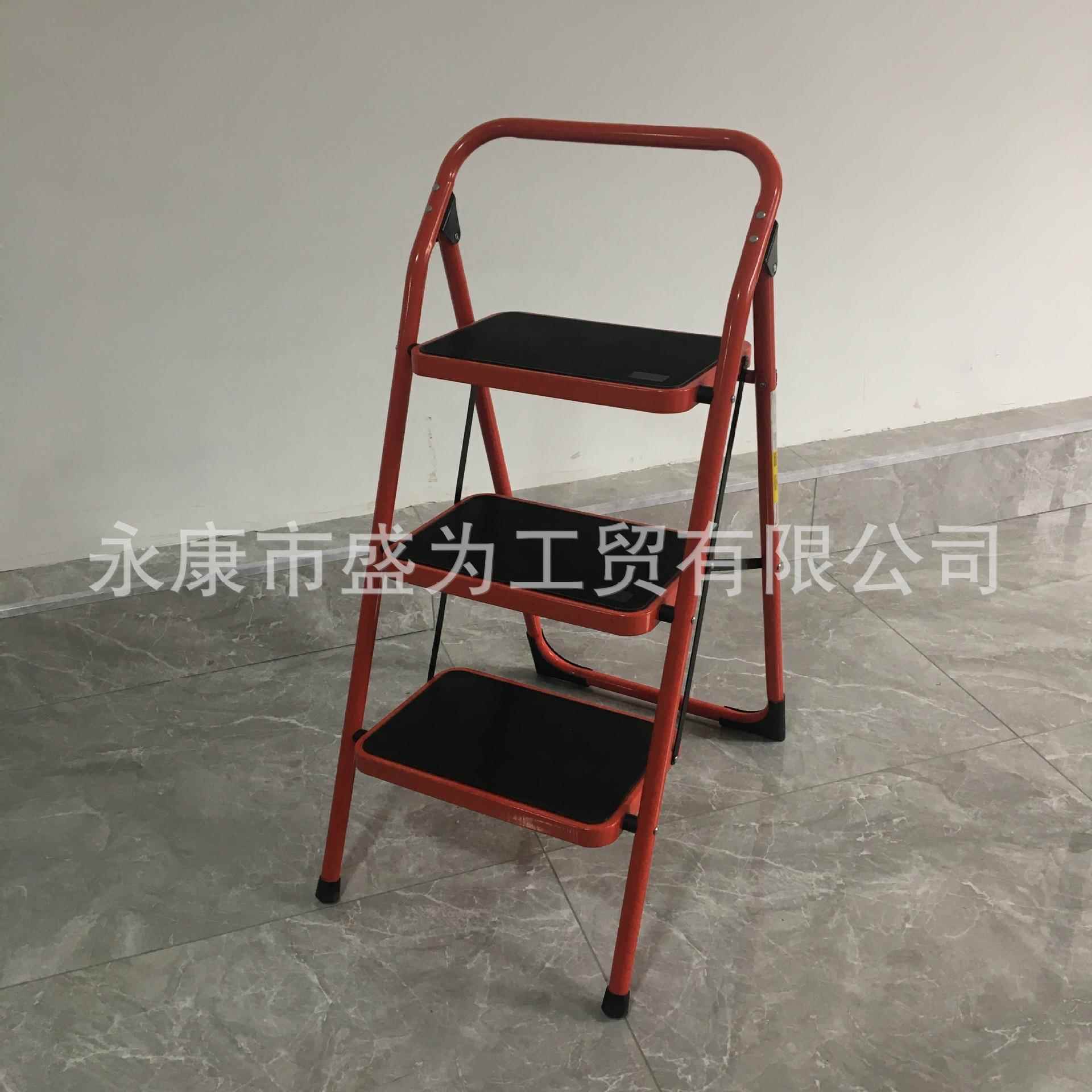 手便轻巧低扶铁梯中梯家室用SW-S002D折叠梯携厨房用梯子阳台梯子