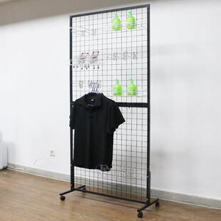 润网达落式移动网格网架立式铁地网架丝网架格展示片饰品玩具展示