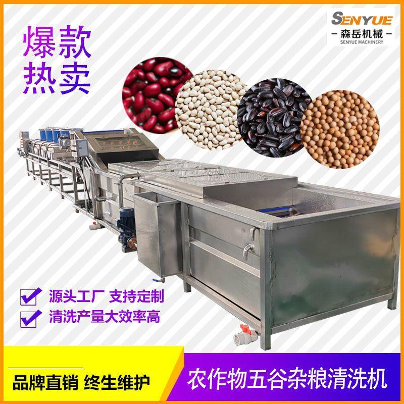 豆清洗机农作物粮食加工气泡大清洗设备五谷机杂粮水洗燕麦清洗机