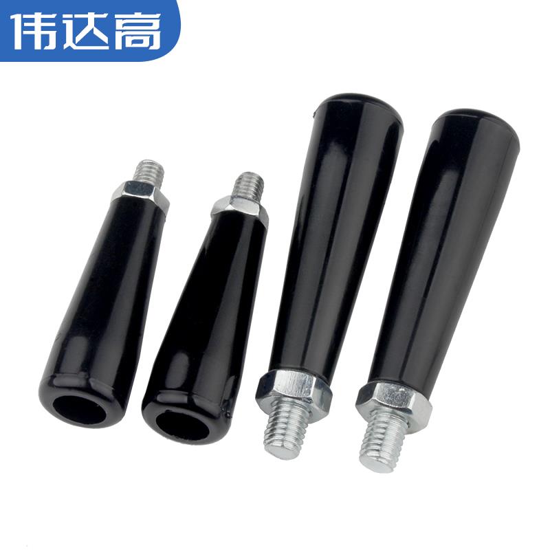 转动手柄直手轮电木手柄胶木螺丝 塑胶把手穿心穿杆机床手轮M8M10