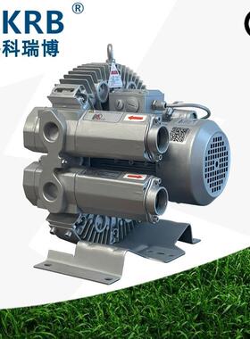 4RB610H263.3KW工业污水处理设备曝气旋涡气泵3300W高压鼓风机