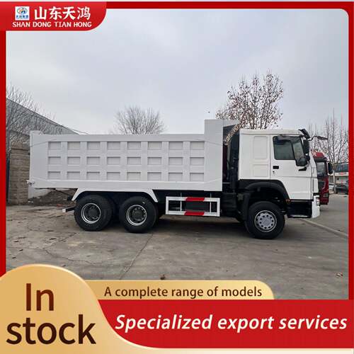 境外出售中国重汽豪沃HOWO重型自卸车渣土翻斗371马力后八轮卡车