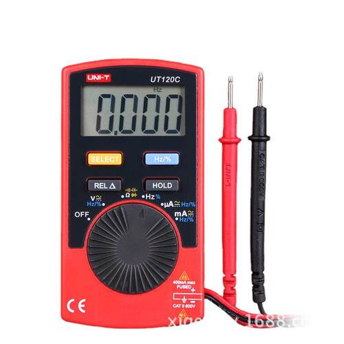 优利德UT120A/UT120B/UT120C/UT10A口袋型袖珍数字万用表自动量程