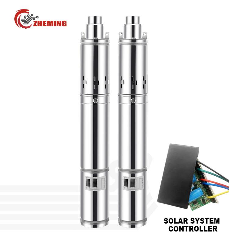太阳能螺杆泵12v24v36v48v72v高扬程不锈钢深井泵DCSCREWPUMP