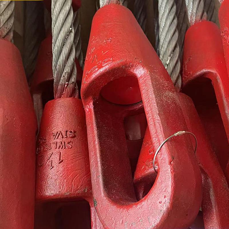 闭式浇筑索具家可绳调节式双耳式浇钢厂丝索筑具强ESV承重索具