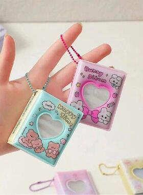 Mini 2 Inch Mini Photo Album Hollow Love Heart Photo Card