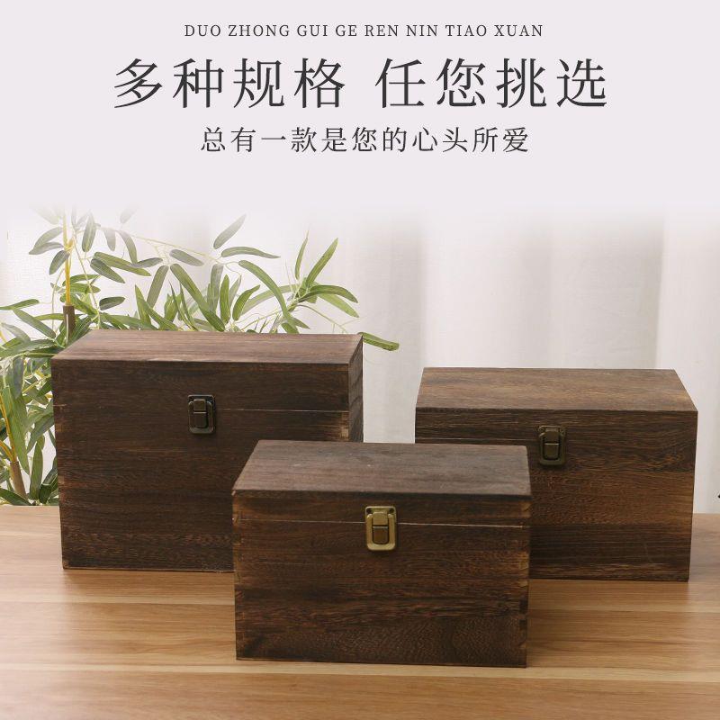 涵青堂泡桐木印泥印章盒装章印便携收纳盒子实木包装盒印鉴盒空盒