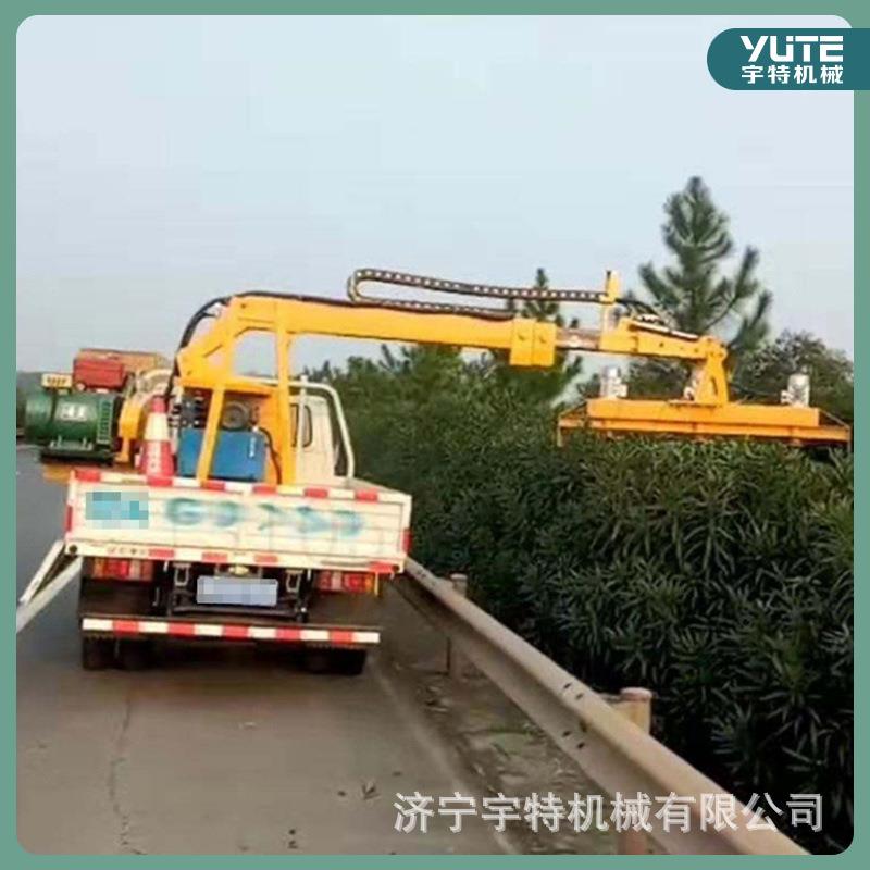 大型高速绿篱修剪机紫穗槐核桃树修剪车中分带绿化割草机